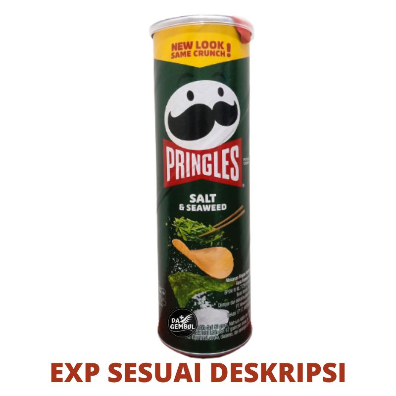 Jual Pringles Potato Crisps Salt Seaweed 107g Shopee Indonesia