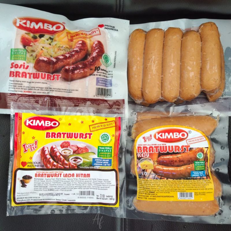 Jual Sosis Bratwurst Kimbo Shopee Indonesia