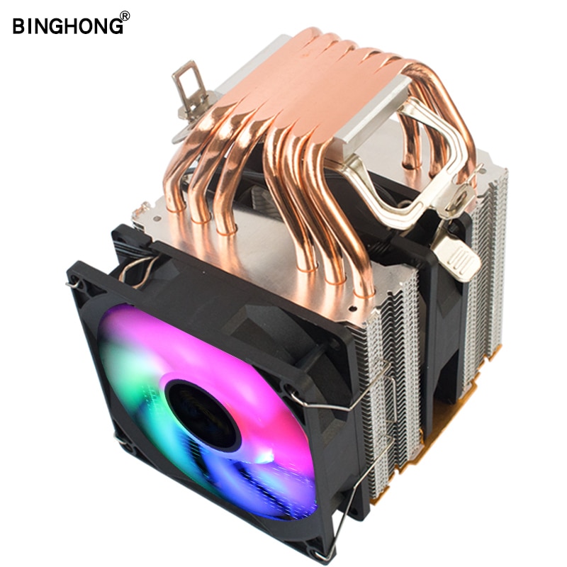 Jual Preorder Rgb Cpu Radiator Pipes Cooling Fan Cooler Intel Amd Cpu