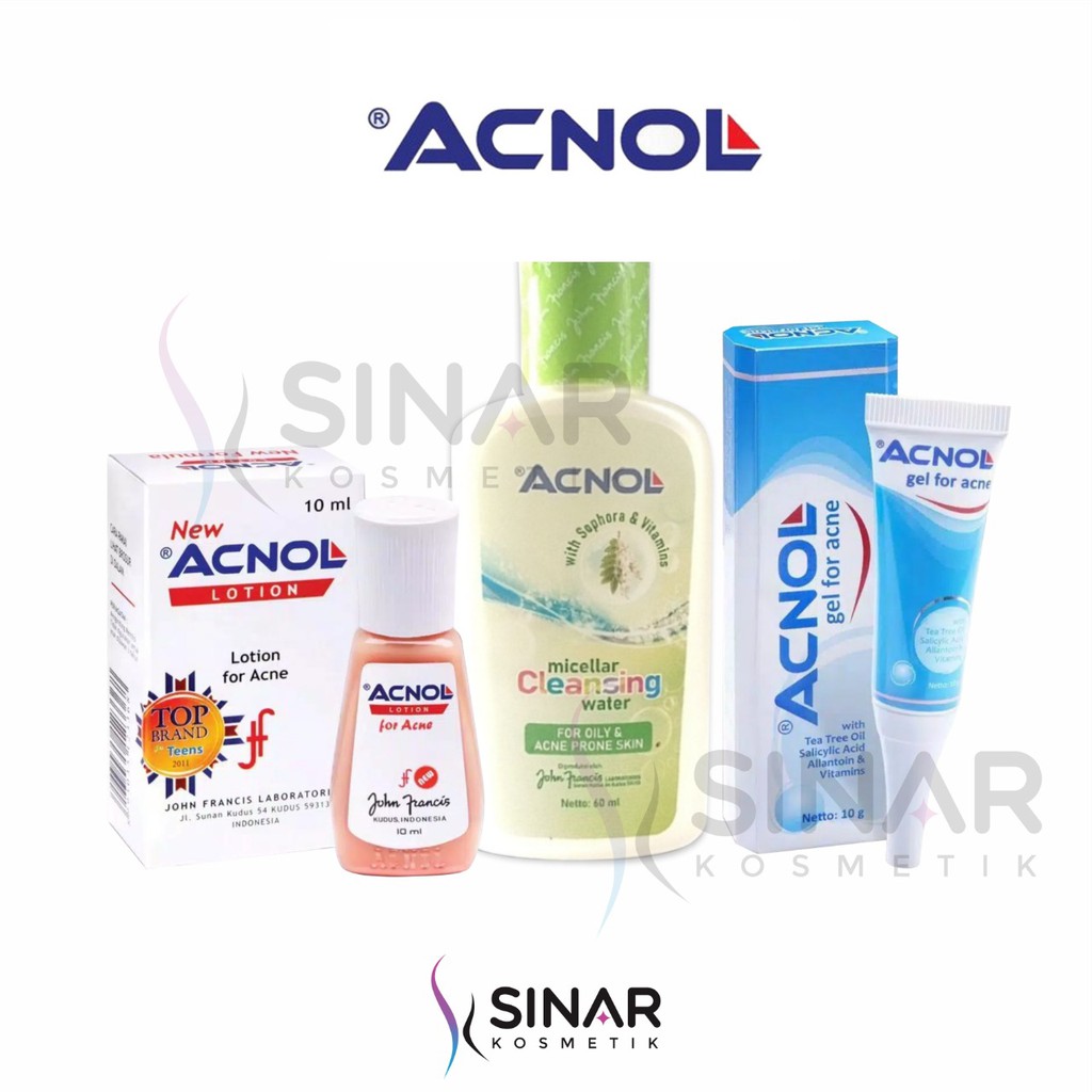 Jual Acnol Lotion Gel For Acne Obat Jerawat Shopee Indonesia