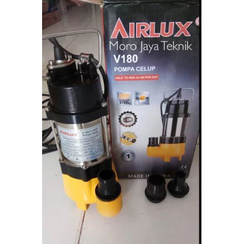 Jual Pompa Celup Air Kotor Airlux V 180 Submersible Sewage Pump