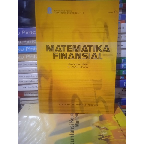 Jual BUKU MATEMATIKA FINANSIAL BY PRAMONO SIDI DKK Shopee Indonesia