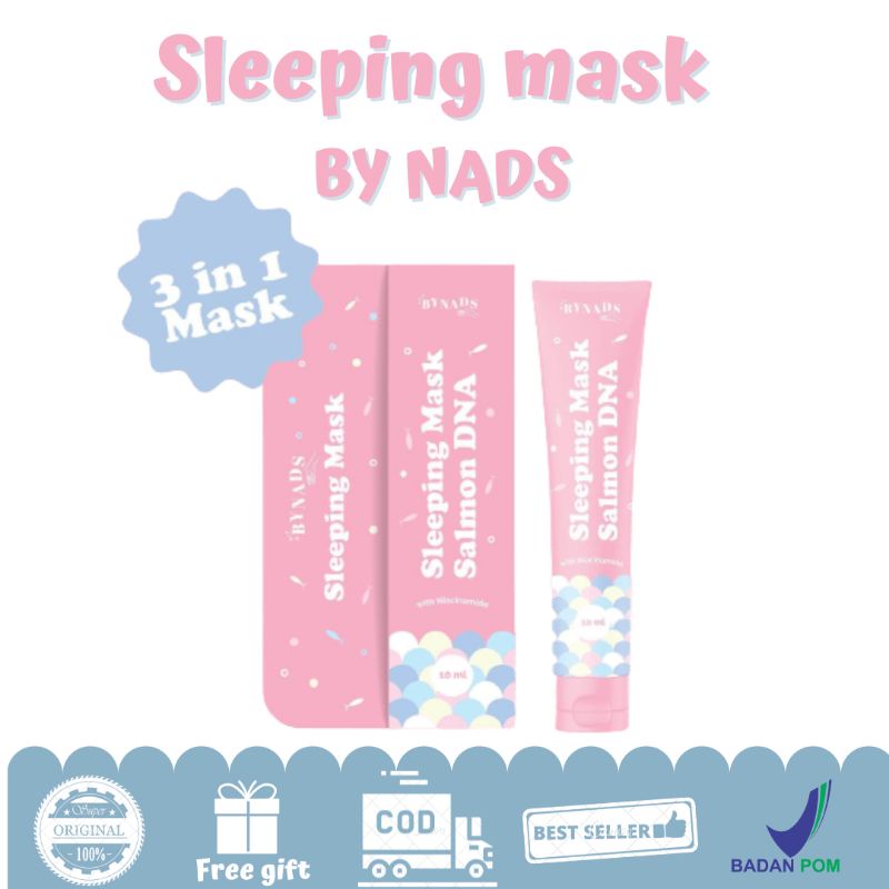 Jual SLEEPING MASK SALMON DNA BY NADS Shopee Indonesia