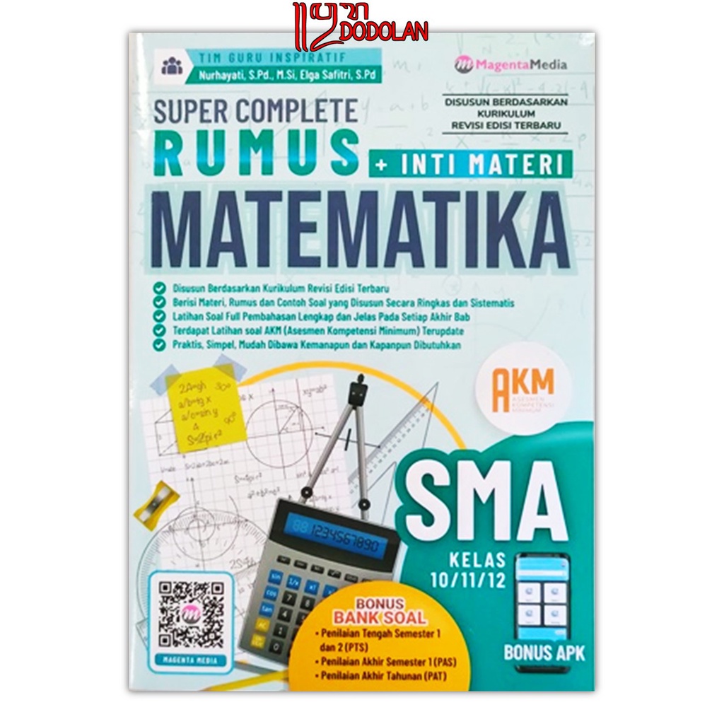 Jual Buku Pelajaran Sma Buku Rumus Sma Rumus Matematika Sma Super