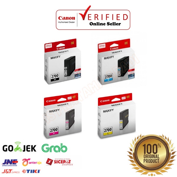 Jual Tinta Canon Ink Cartridge Pgi Garansi Resmi Canon