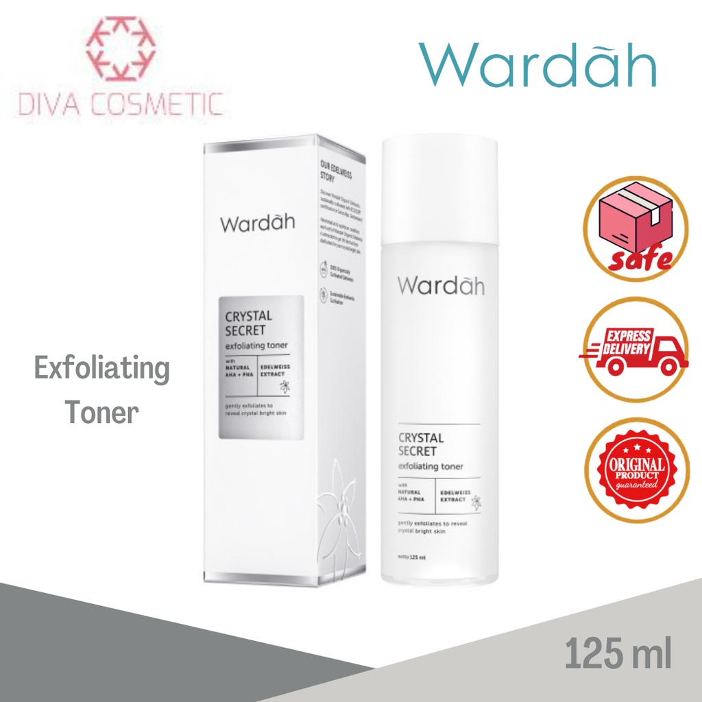 Jual Wardah Crystal Secret Exfoliating Toner With Natural Aha Pha