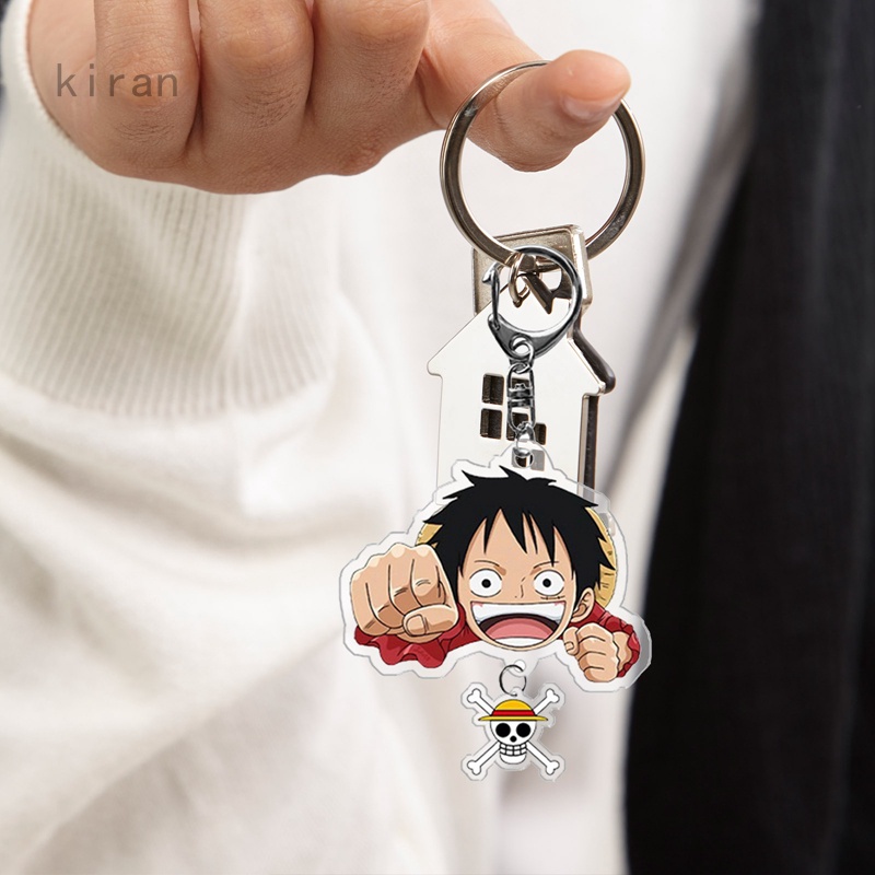 Jual Kuiran Sf In Stock Gantungan Kunci Desain Anime One Piece Luffy