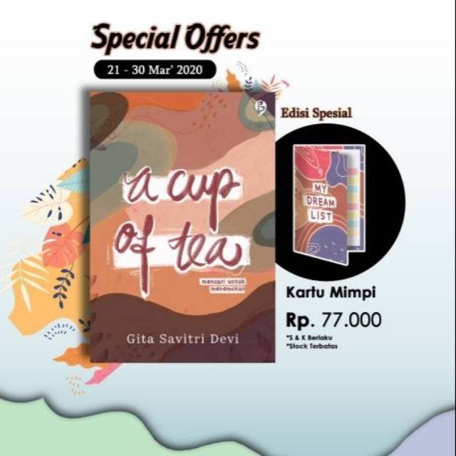 Jual A Cup Of Tea Gita Savitri Devi Gagasmedia Edisi Spesial Original