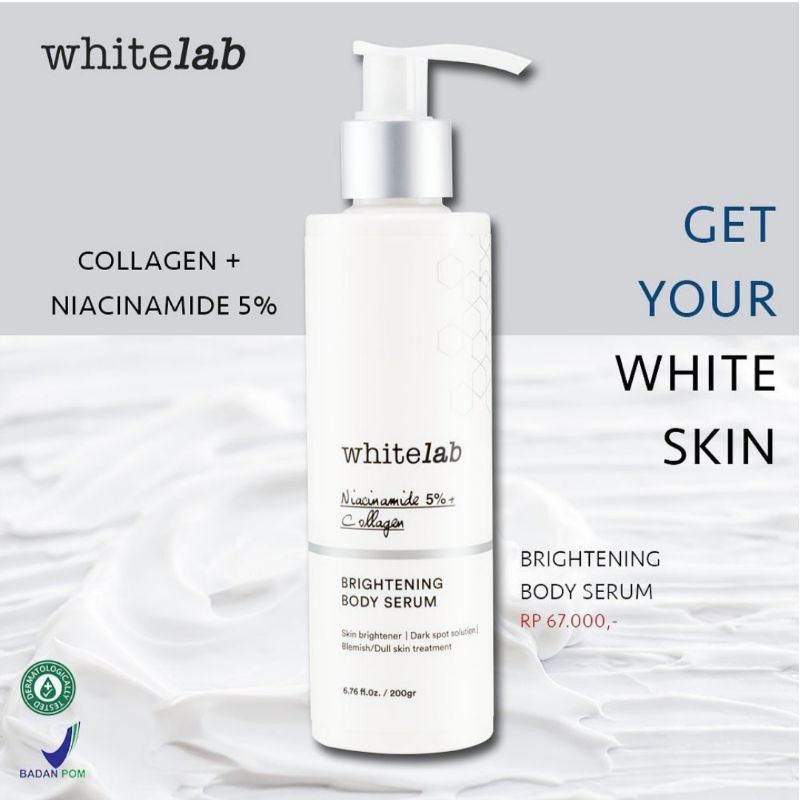 Jual Whitelab Brightening Body Serum Kemasan Baru Shopee Indonesia