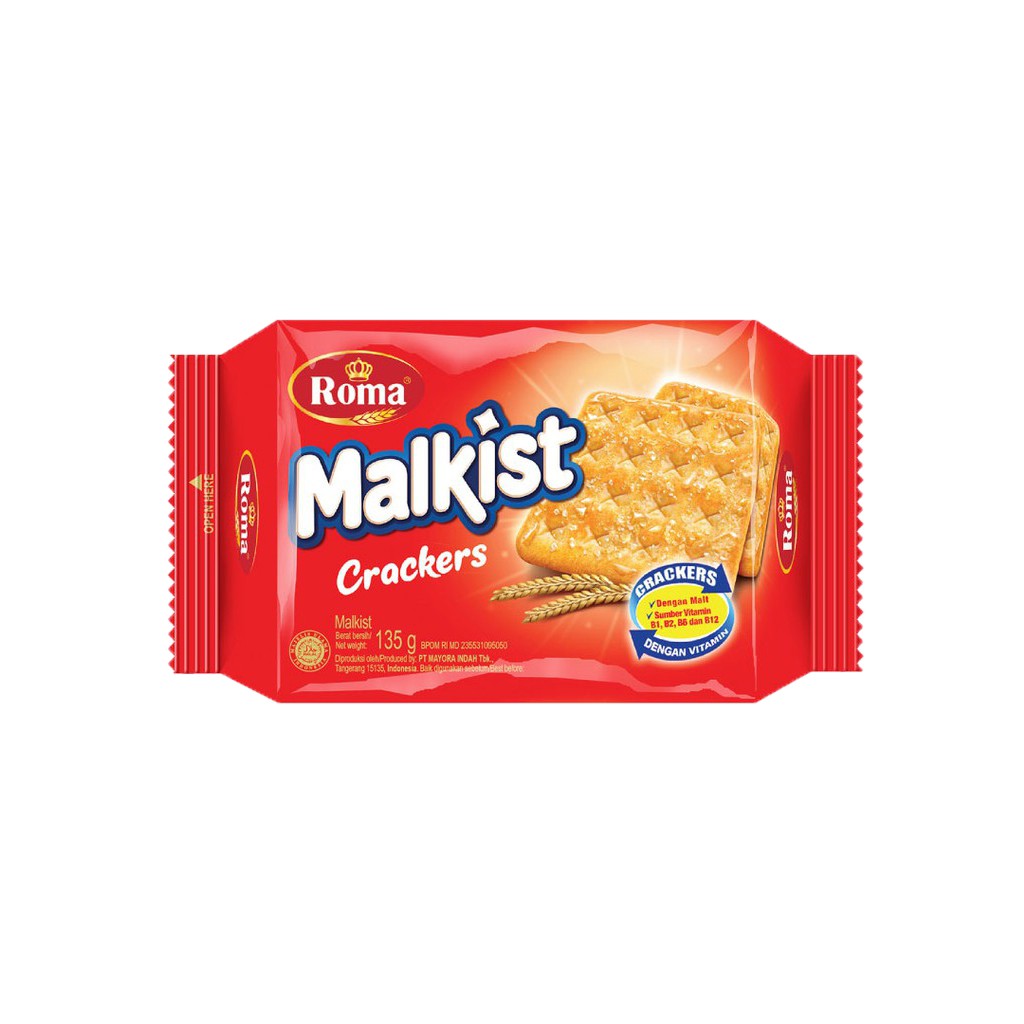 Jual Roma Malkist Crackers Pack Shopee Indonesia