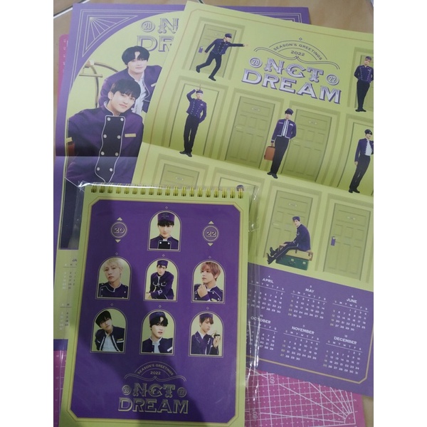 Jual Booked Folded Poster Calendar Kalender Nct Dream Sg Season