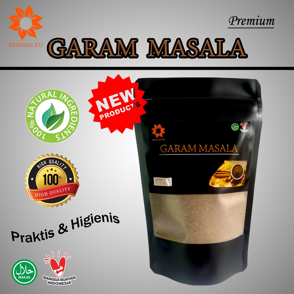 Jual Garam Masala Bubuk 50gr Bumbu Dapur Kering Bahan Makanan Pokok