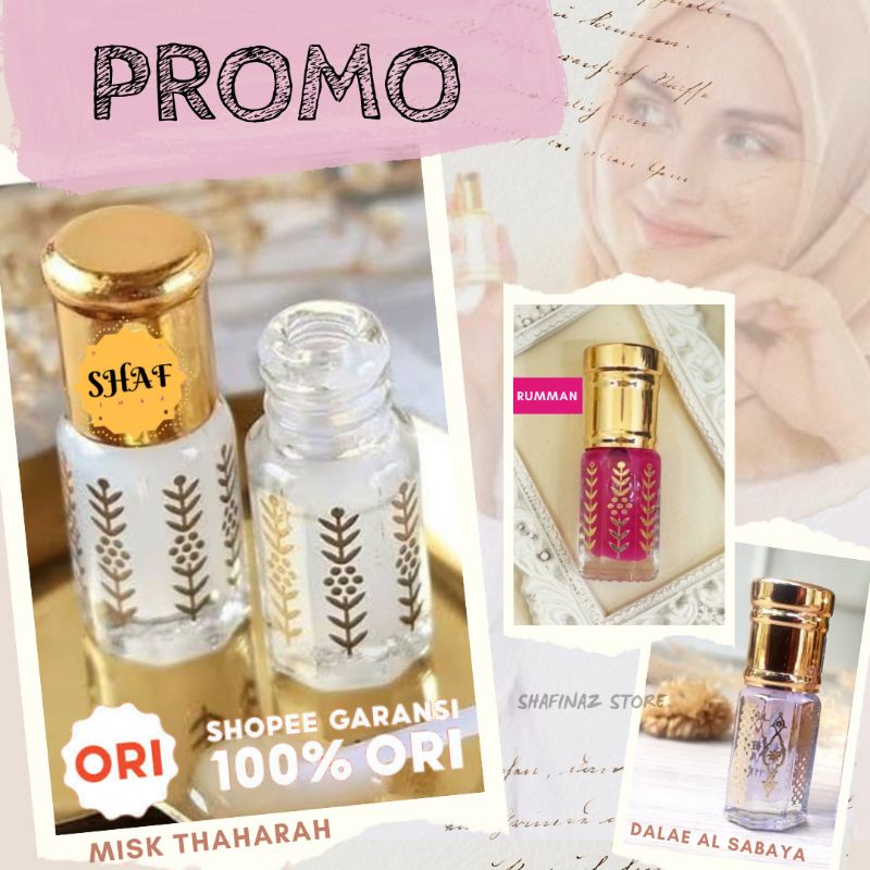 Jual SHAF Surrati Perfume Misk Thaharah 3 Ml Parfum Miss V Wanita Non