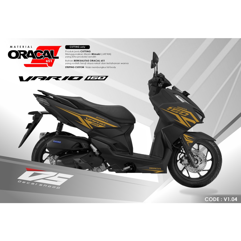 Jual Cutting Sticker Vario All New Aksesoris Motor Stiker Honda