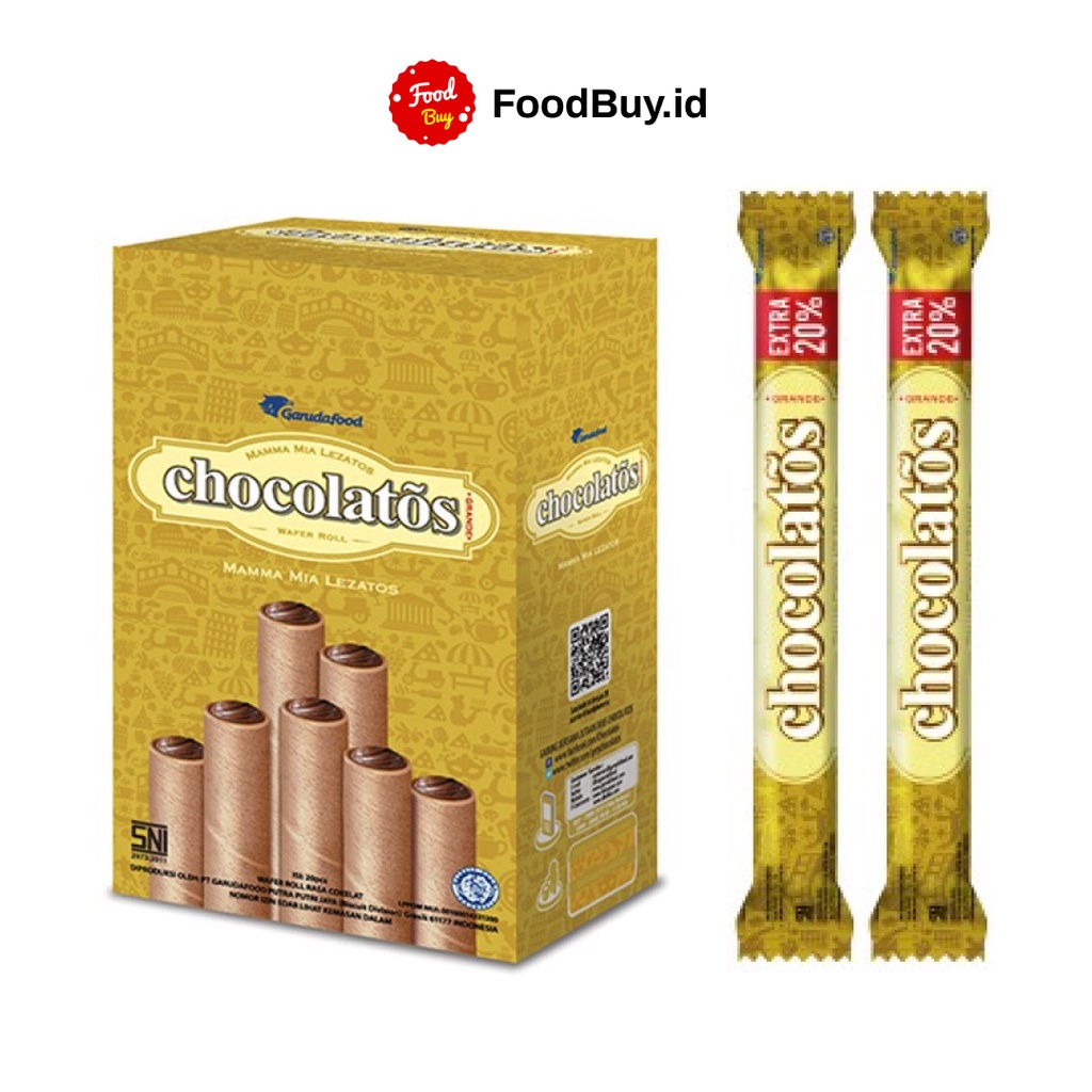 Jual Chocolatos Grande Chocolate Wafer Stick 16 Gr Shopee Indonesia