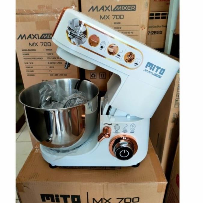 Jual Stand Mixer Maxi Planetary Mito Mx 700 Mixer Roti 7 Liter Mito