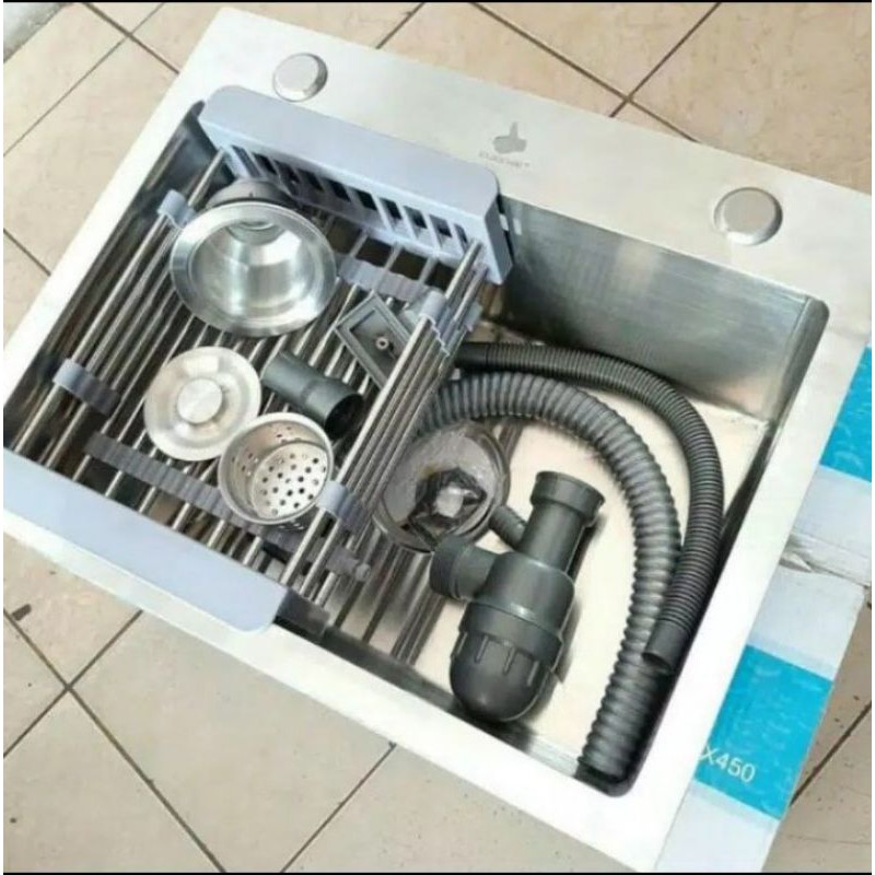 Jual Kitchen Sink Minimalis Stainless Tempat Shopee Indonesia