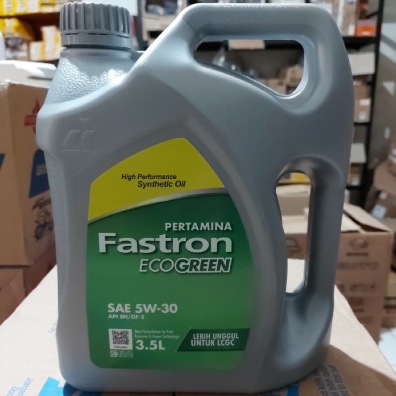 Jual Pertamina Fastron Eco Green 5w 30 3 5 Liter Oli Mesin Mobil