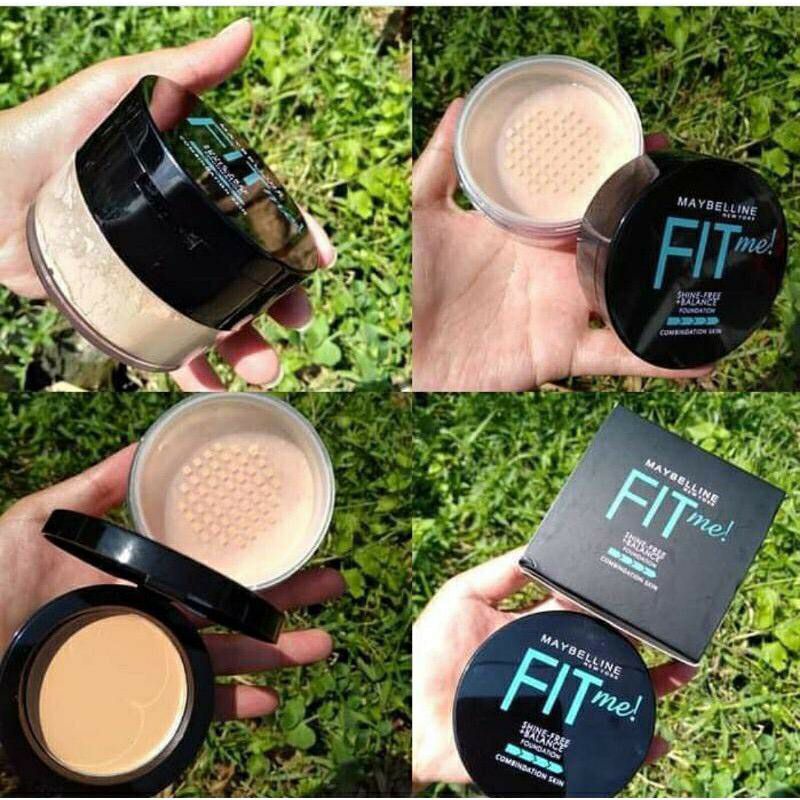 Jual Bd Bedak Tabur Basah Foundation Fit Me Maybeline In Warna