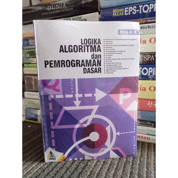 Jual Logika Algoritma Dan Pemrograman Dasar By Rosa AS Shopee Indonesia