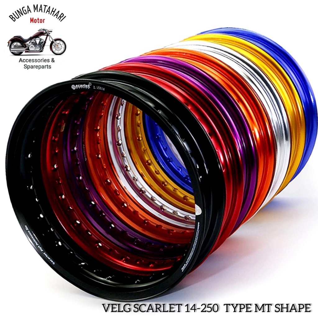 Jual Velg Velk Velek Ring Aloy Scarlet Mx Series 36 Hole MT Shape Ring