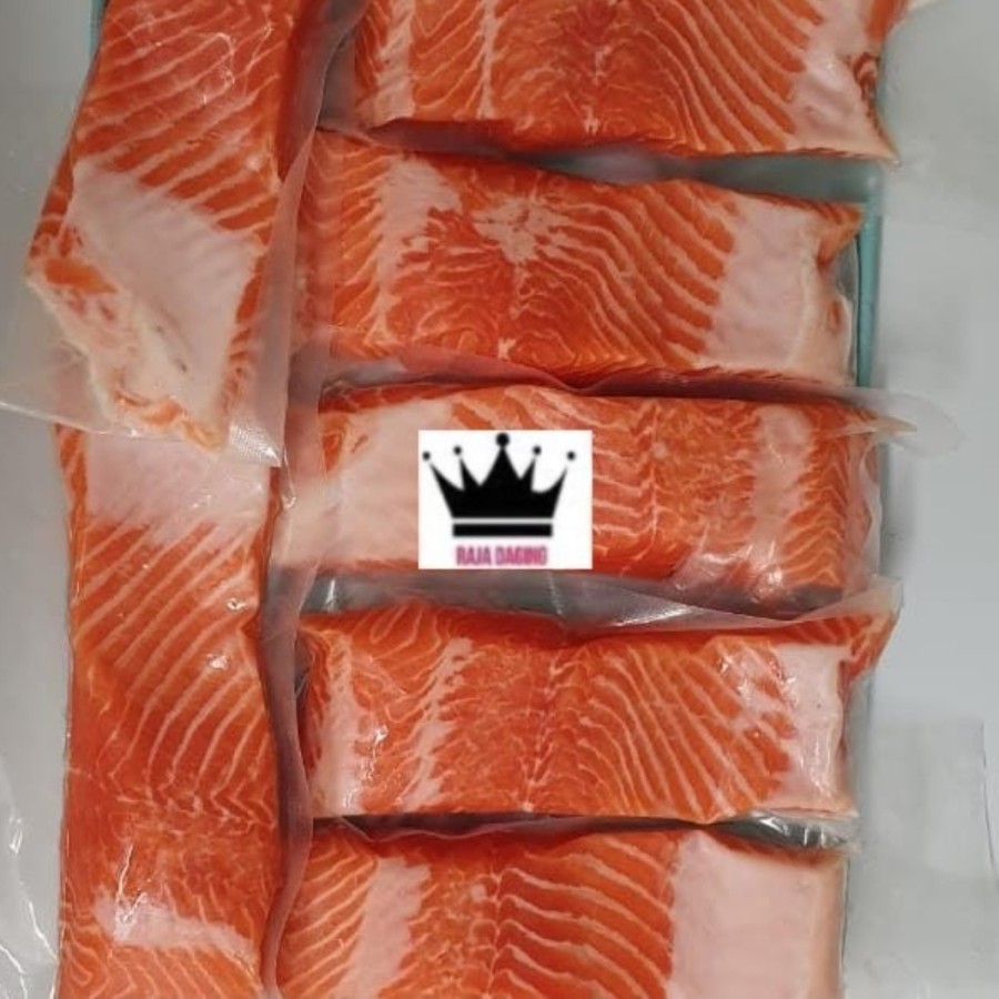 Jual IKAN SALMON FRESH NORWAY SASHIMI GRADE 200gram PREMIUM SALMON