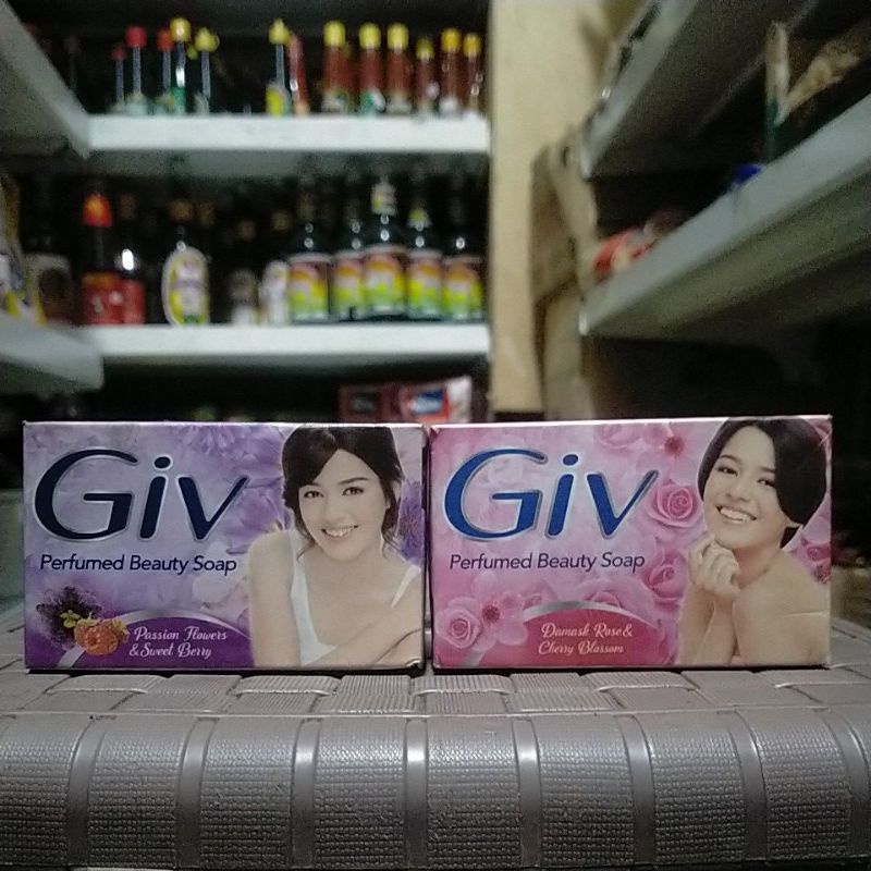 Jual Sabun Batang Giv Perfumed Beauty Soap Gram Shopee Indonesia