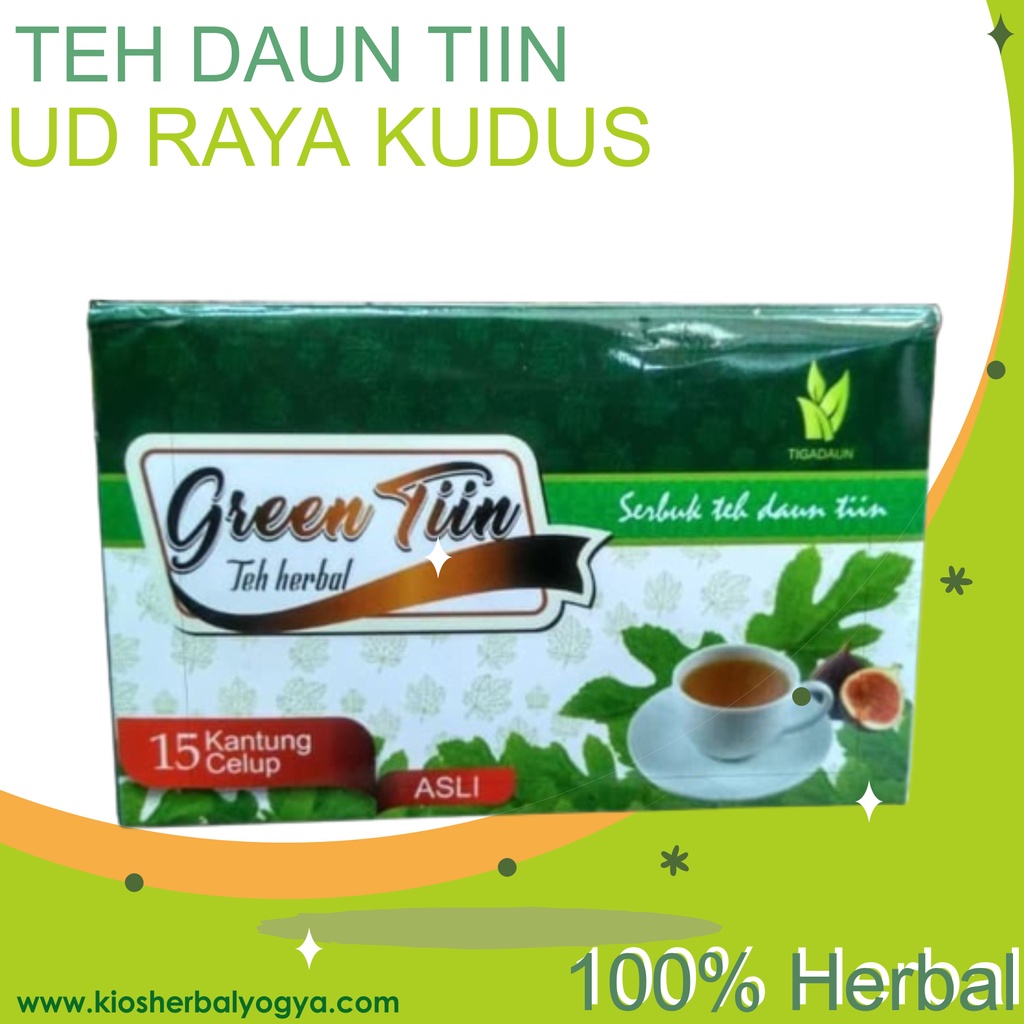 Jual Teh Daun Tin Teh Herbal Celup Daun Tin Green Tiin Ud Raya Kudus