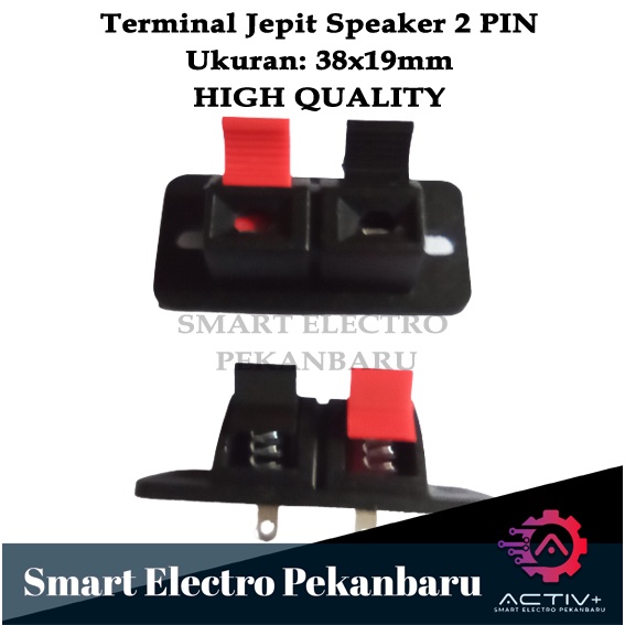 Jual Terminal Jepit Speaker 2 Pin Kabel Power Box Soket 2P Amplifier