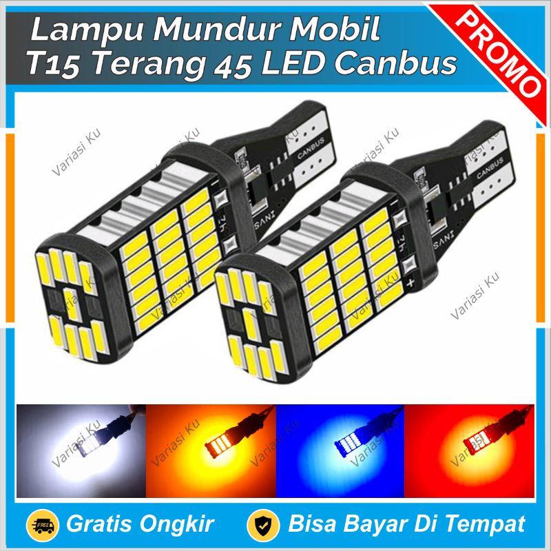 Jual Lampu T Atret Mundur Mobil Led Power Bright Mata Dajal Canbus