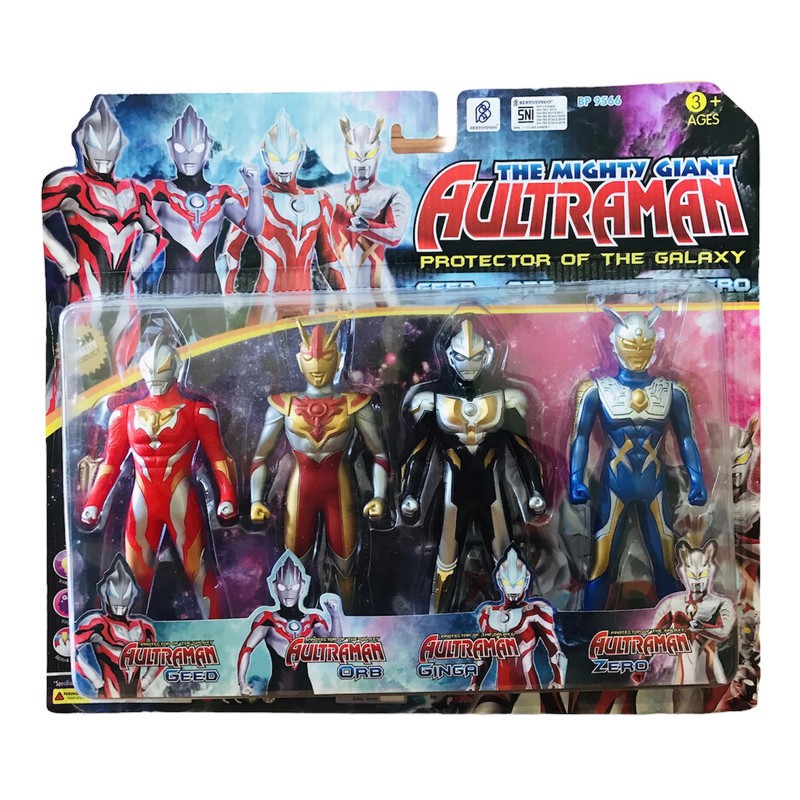 Jual 4pcs Mainan Figure Robot Ultraman Zero Ultraman Ginga Ultraman