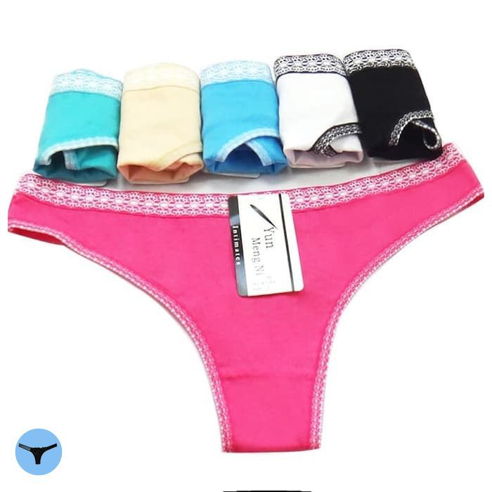 Jual SET BIKINI THONG CELANA DALAM POLA CETAK SEXY GSTRING LINGERIE