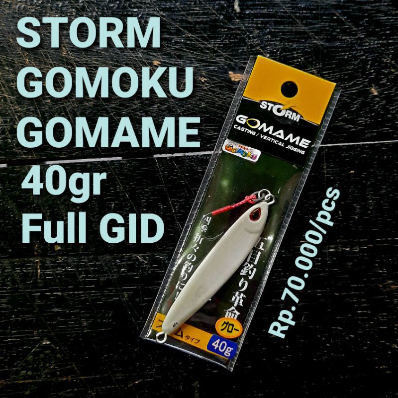 Jual METAL JIG STORM GOMOKU GOMAME 40GR Shopee Indonesia