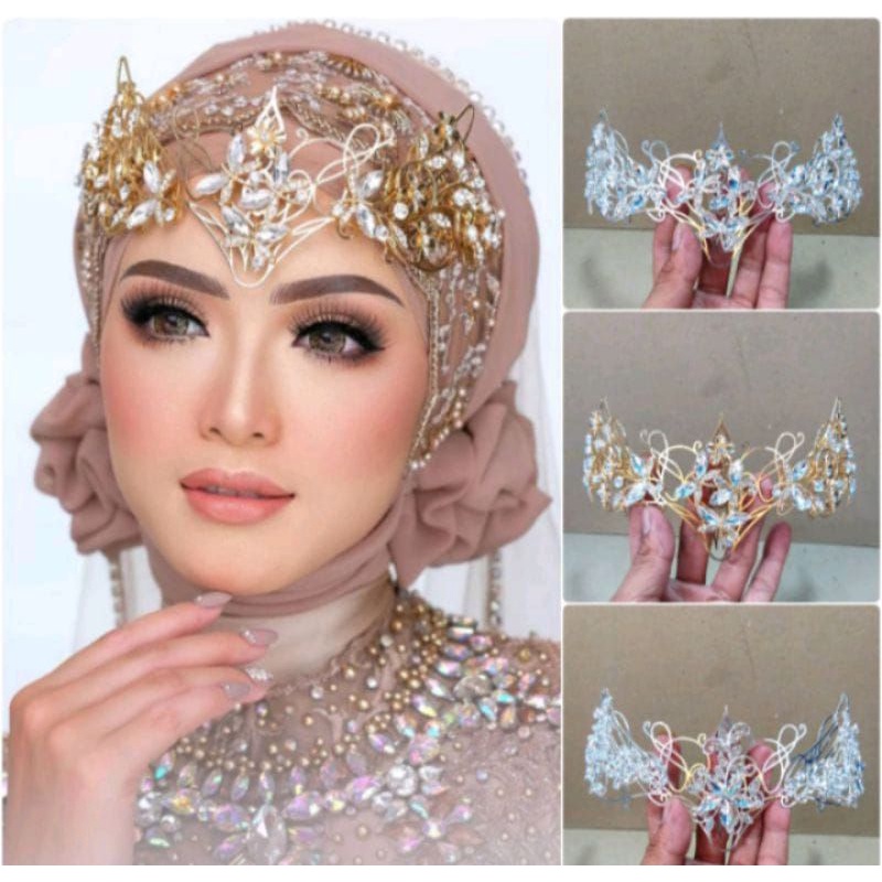 Jual Mahkota Wedding Mahkota Pengantin Mahkota Viral Shopee Indonesia