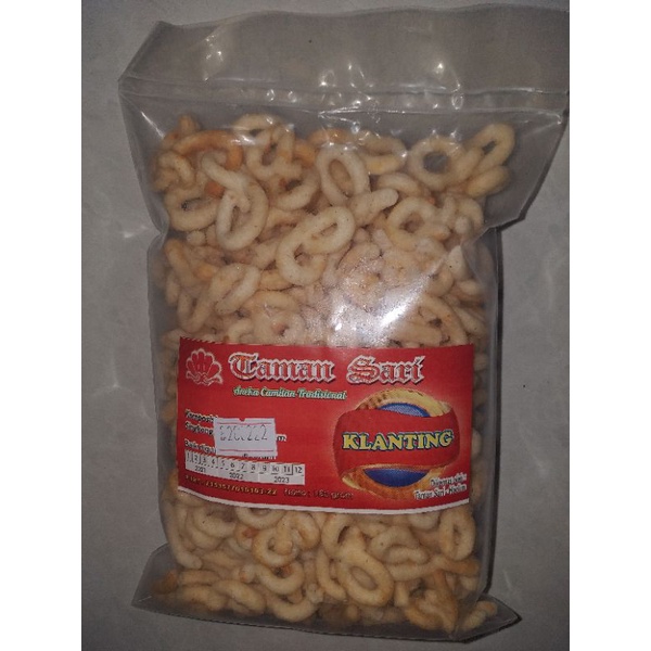 Jual Klanting Ori Gurih Rasa Bawang 180gr Khas Madiun Shopee Indonesia