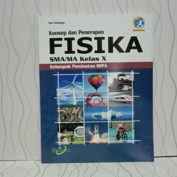 Jual BUKU KONSEP DAN PENERAPAN FISIKA SMA MA KLS X KELOMPOK PEMINATAN