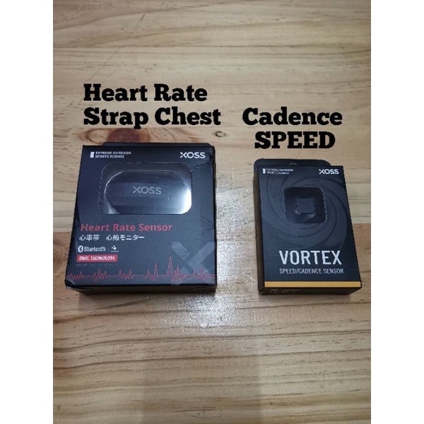 Jual PAKET XOSS CHEST SENSOR HEART RATE CADENCE XOSS VORTEX Shopee