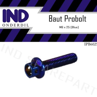 Jual Baut Baud Probolt Pro Bolt Blue Biru M X X X Kunci