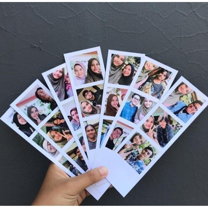 Jual Cetak Foto Polaroid Strip 3 Foto Shopee Indonesia