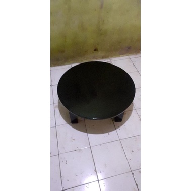 Jual Meja Lesehan Bulat Jati Belanda Diameter X Shopee Indonesia