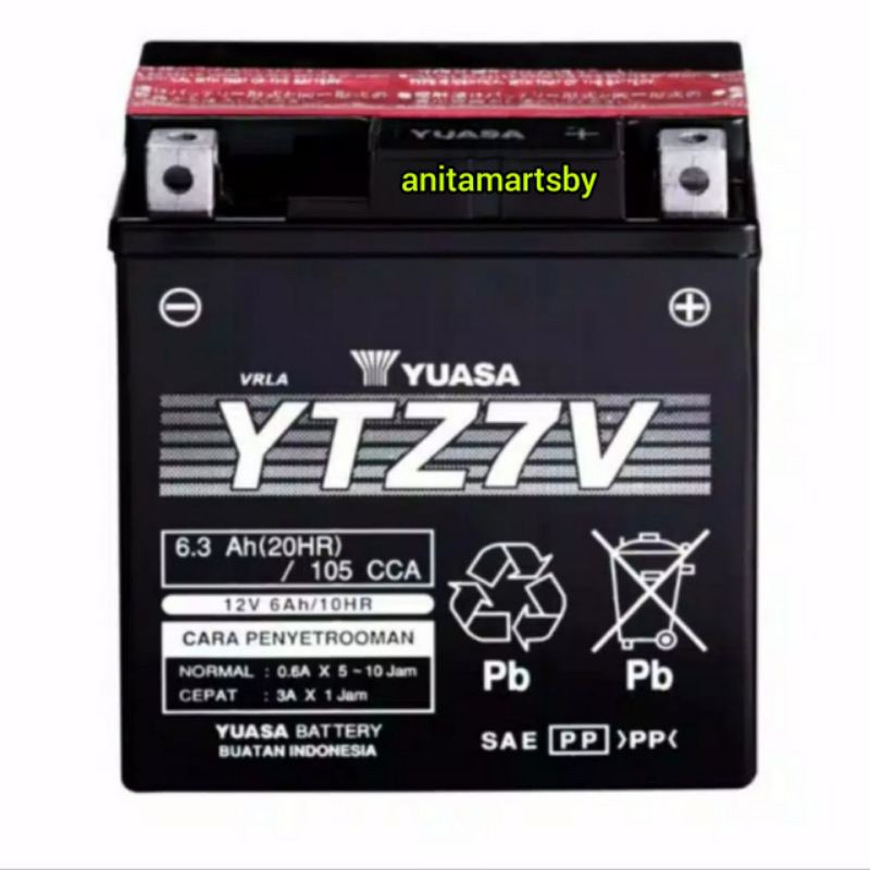 Jual Promo Accu Aki Motor Yuasa Mf Ytz V V Ah Untuk Nmax Aerox