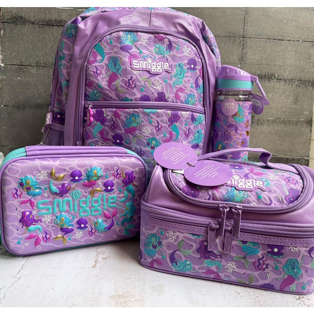 Jual SMIGGLE BACKPACK DRIFT SET PURPLE TAS RANSEL SMIGGLE Shopee