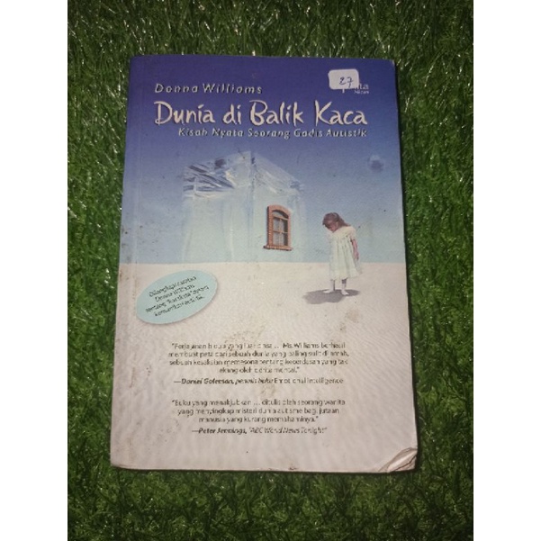 Jual Buku Novel KISAH NYATA Memoar Gadis Autis Dunia Di Balik