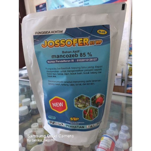 Jual Fungisida Jossofer 85 Wp Mankozeb Blue 1kg Shopee Indonesia