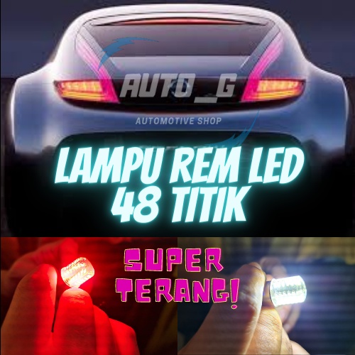 Jual Lampu Led Rem Gel Titik Bayonet Kaki Super Terang Strobo