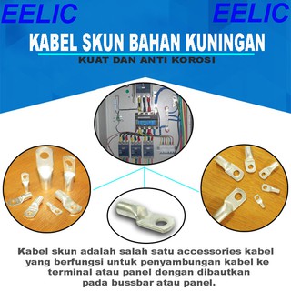 Jual EELIC KAS SC150 14 1 PCS SKUN KABEL CABLE LUG TERMINAL SCHUN BAHAN