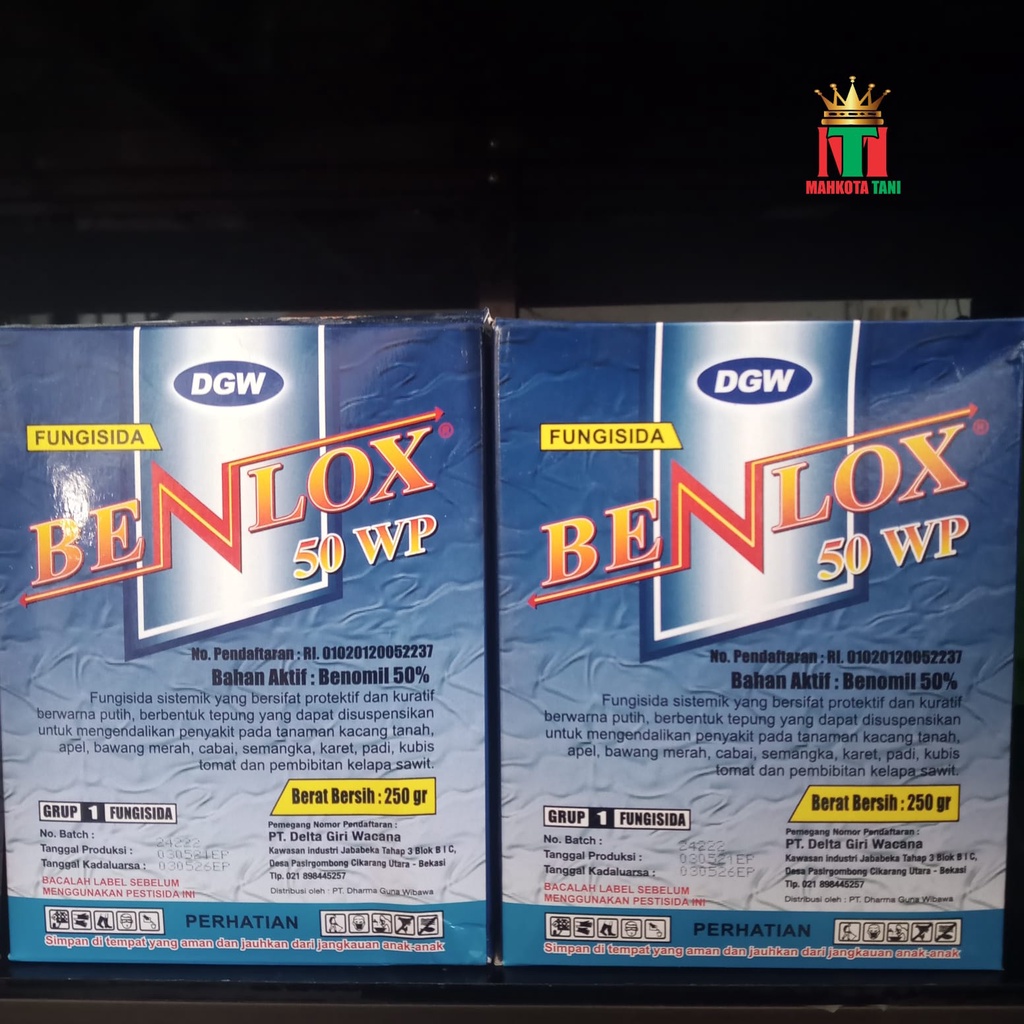 Jual Fungisida BENLOX 50 WP 250 GR Shopee Indonesia