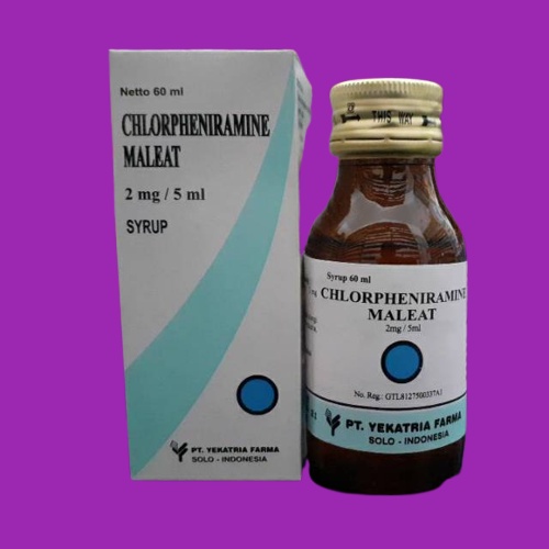 Jual Chlorpheniramine Maleat Ml Syrup Ctm Sirup Yekatria