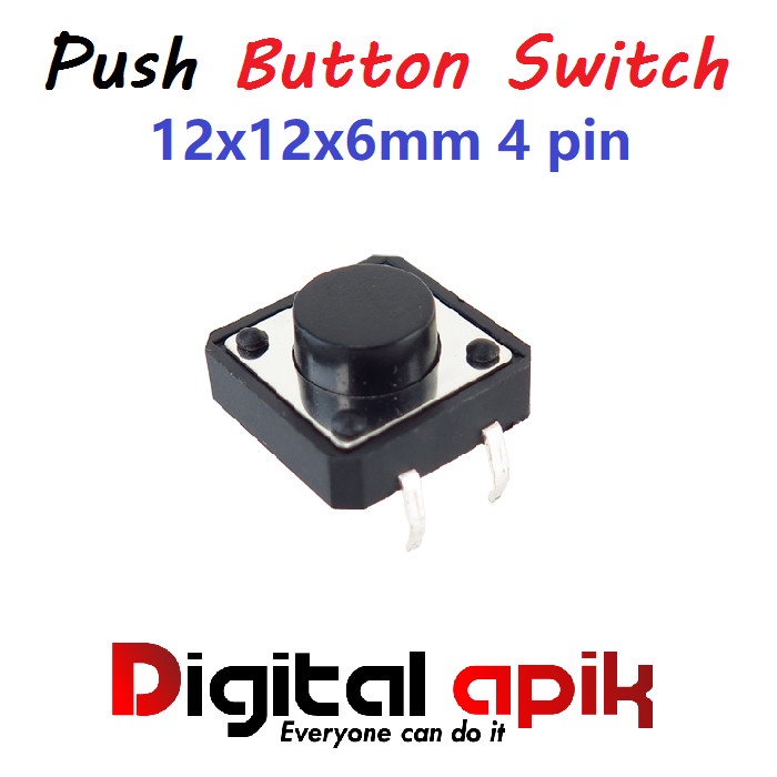 Jual Push Button Switch X Mm Tombol Saklar X X Mm X Mm