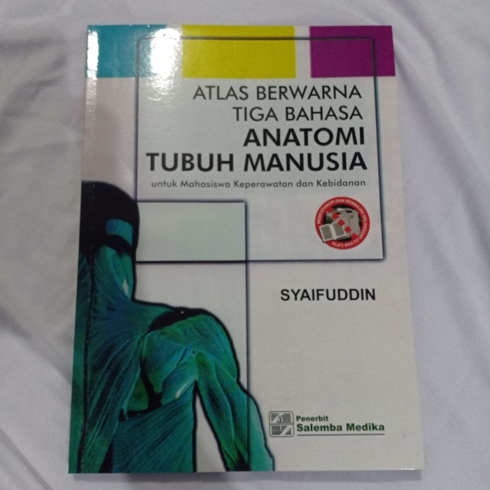 Jual BUKU ATLAS BERWARNA TIGA BAHASA ANATOMI TUBUH MANUSIA